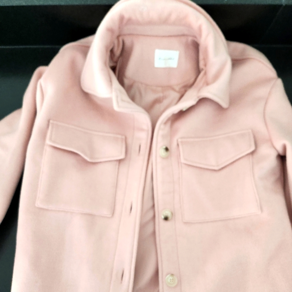 Blush/pink shacket